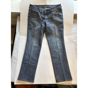 Faded Glory Womens Jeans Size 12 Med/light Wash Denim Skinny Comfort Excellent